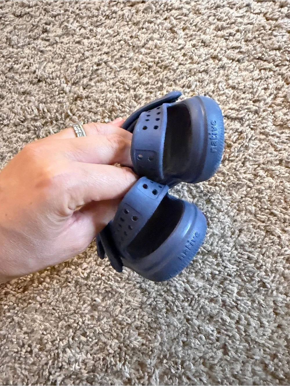 Navy Blue Native Sandals